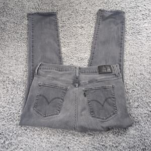 Levi's 311 Jeans Womens 30 Gray Stretch Shaping Skinny Denim Med Wash Mid Rise